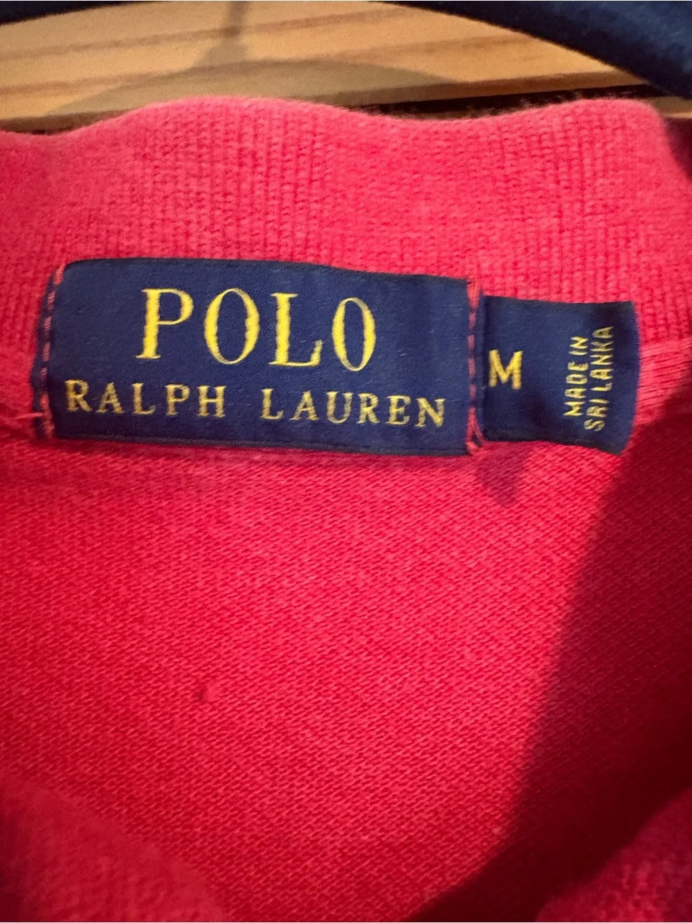 Polo Ralph Lauren Men's Red Short-Sleeve Polo Shirt Medium Preppy Country Club